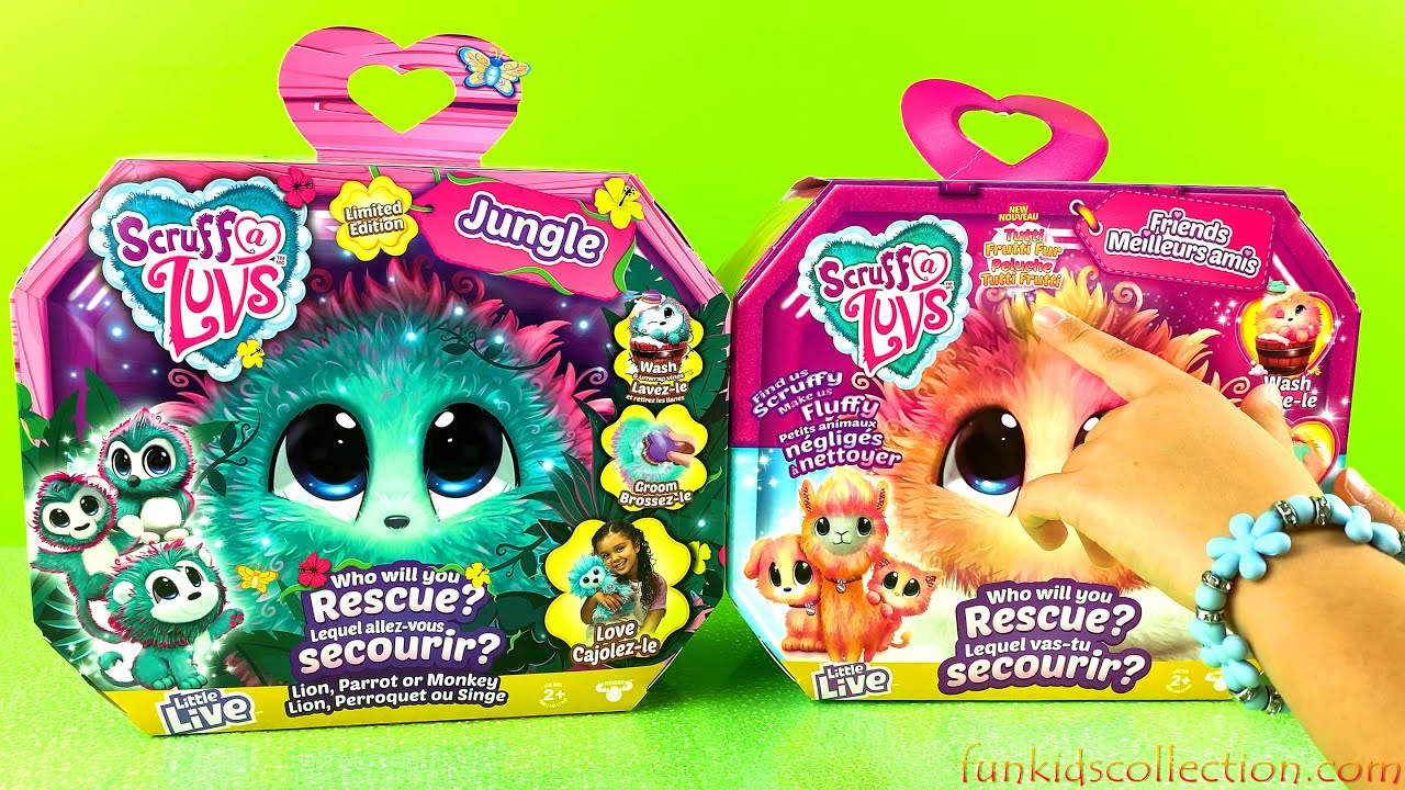 Scruff Luv Rescue | Unboxing Scruff Luv Jungle | Unboxing Scruff Luv Friends. Who will you Rescue?