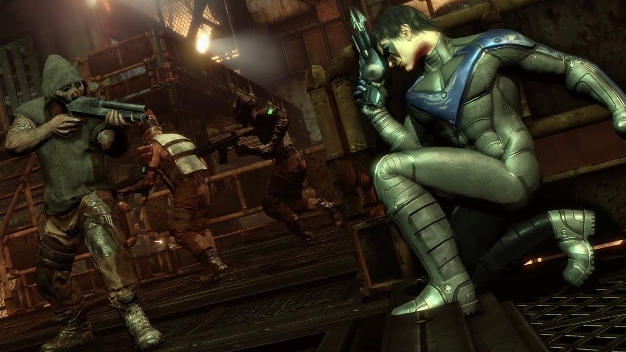 Nightwing’s Stealth Is Ruthless In Arkham City