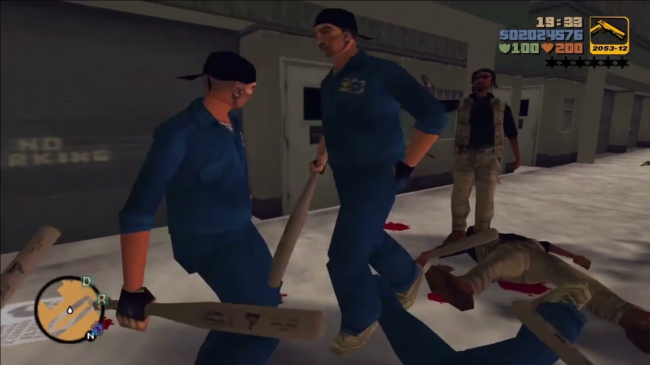 GTA 3 | Triads Vs Yardies Gang Warfare | Atlantic Quays (PC)