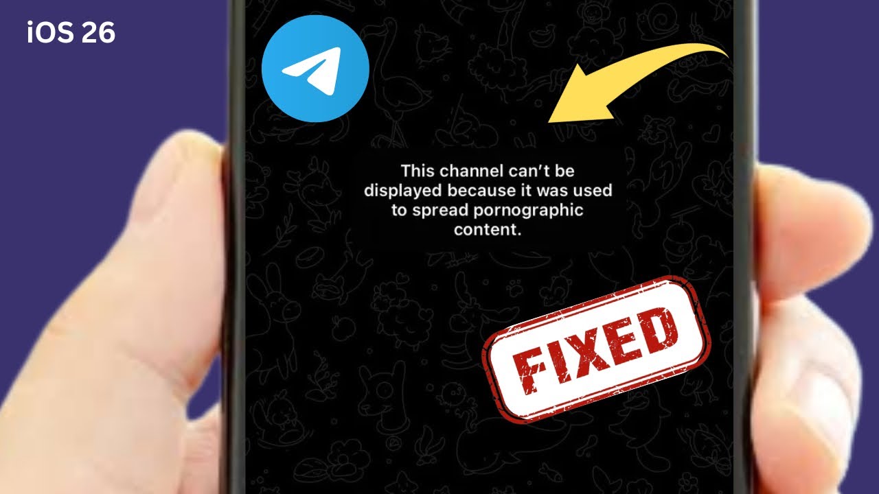 Решено✅: Telegram этот канал не может быть отображен, потому что он использовался для распростран...