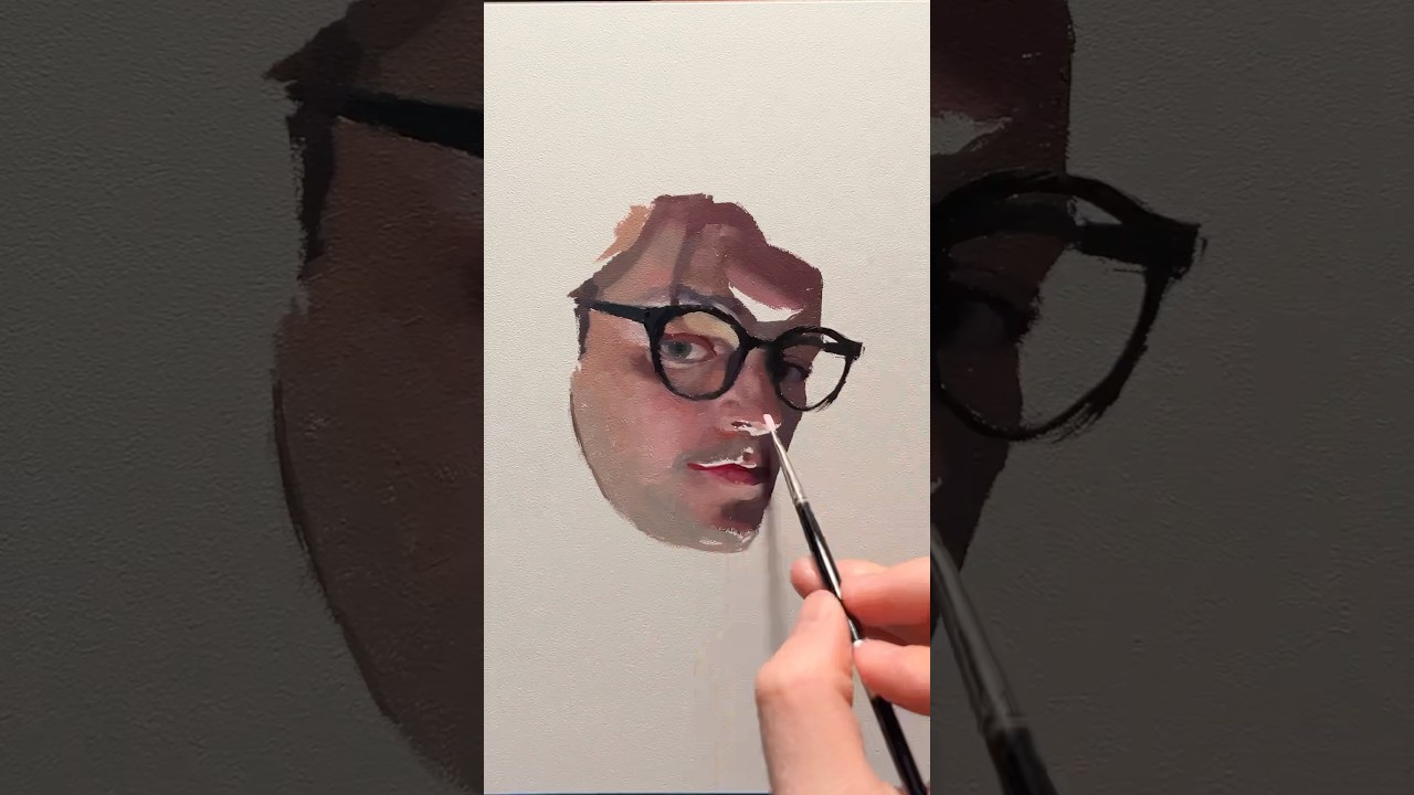 Painting with a CMYK palette #art #painting #cmyk