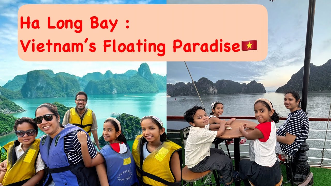 Exploring Ha Long Bay: The Floating Paradise of Vietnam🇻🇳