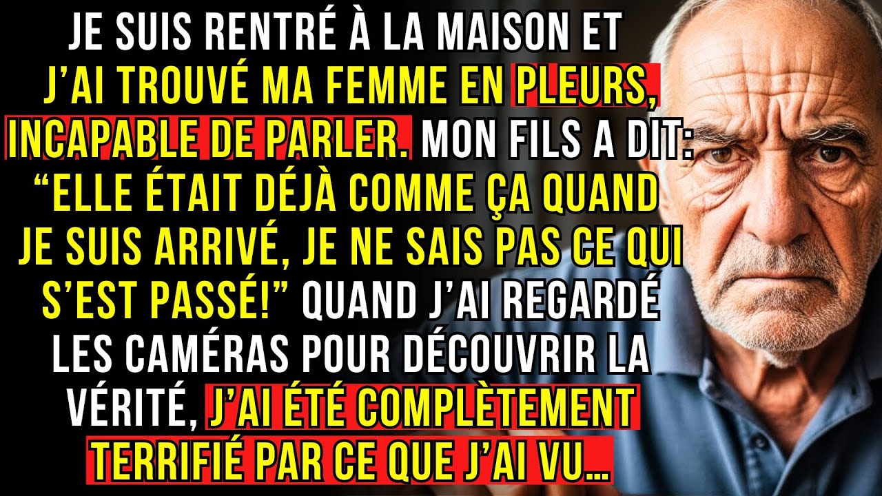 JE SUIS RENTRÉ À LA MAISON ET J’AI TROUVÉ MA FEMME EN PLEURS, INCAPABLE DE PARLER. MON FILS A DIT..