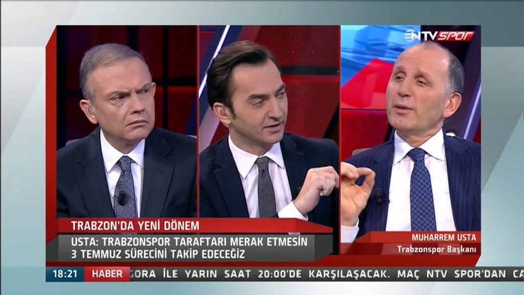 NTV SPOR ÖZEL... Trabzonspor Bşk. Muharrem Usta, Spor Merkezi'nin konuğu oldu.