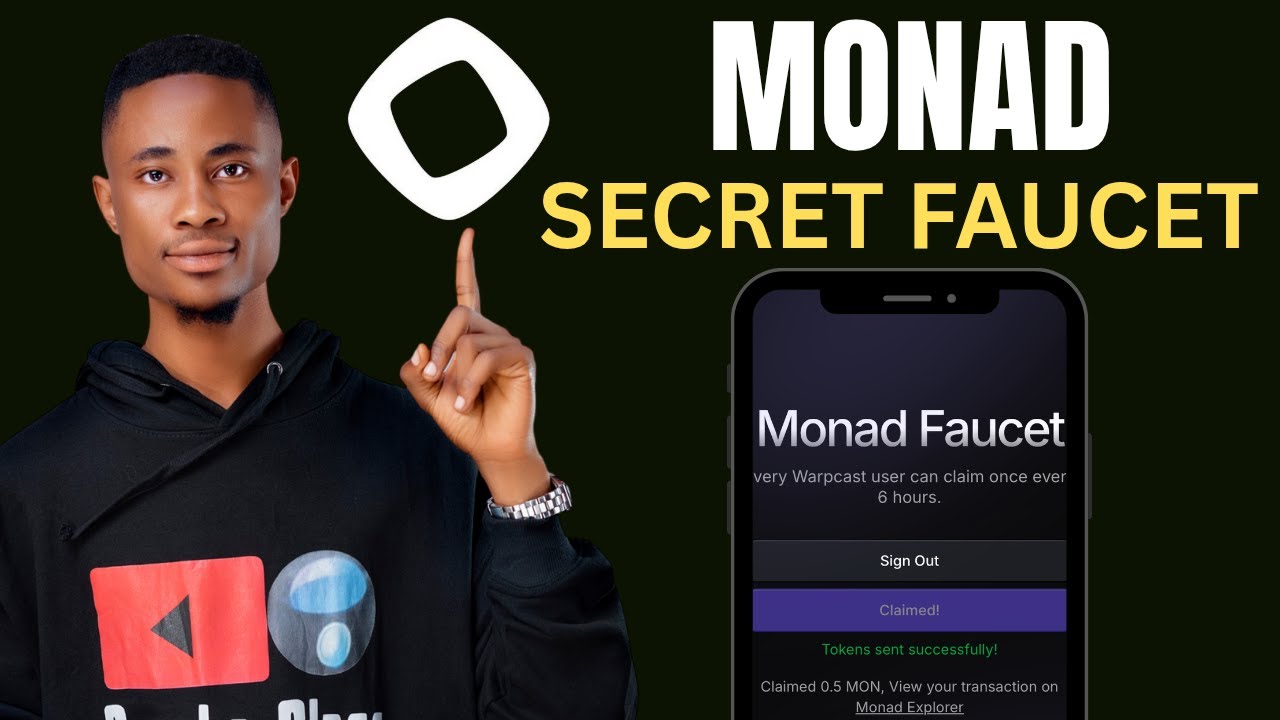 MONAD SECRET FAUCET - 0.5 MON EVERY 6HR: Nobody Will Tell You This. || Monad Testnet.