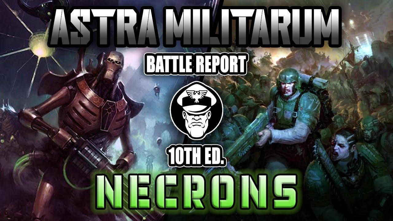Astra Militarum Vs. Necrons Canoptek Court | 10th Edition Battle Report | Warhammer 40,000