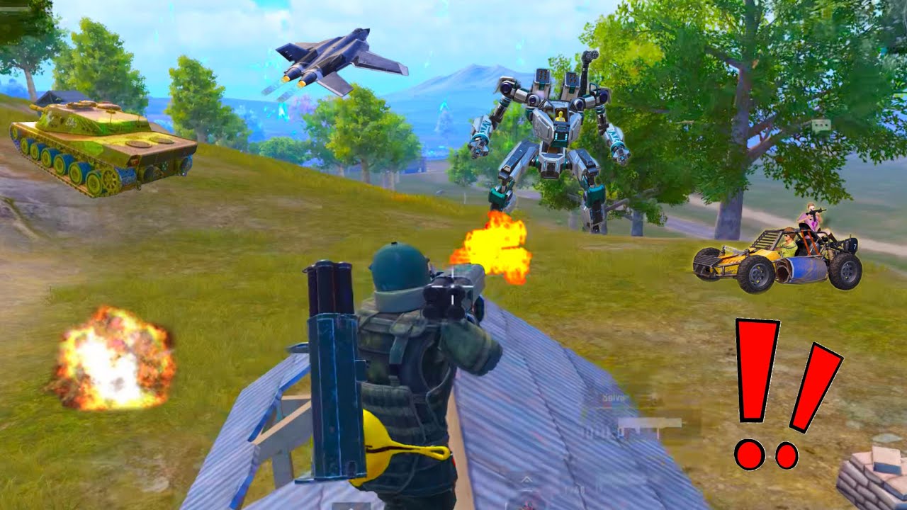 Using Double M202 in Payload 3.7 Updates💥 | Destroying Tanks, Robots & Jets💀 | PUBG Mobile