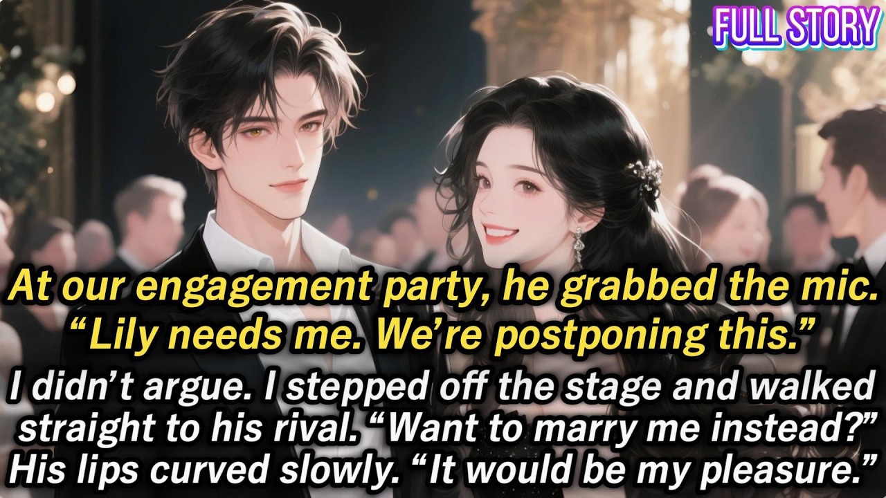 At our engagement party, he grabbed the mic.“Lily needs me. We’re postponing this.”I didn’t argue...