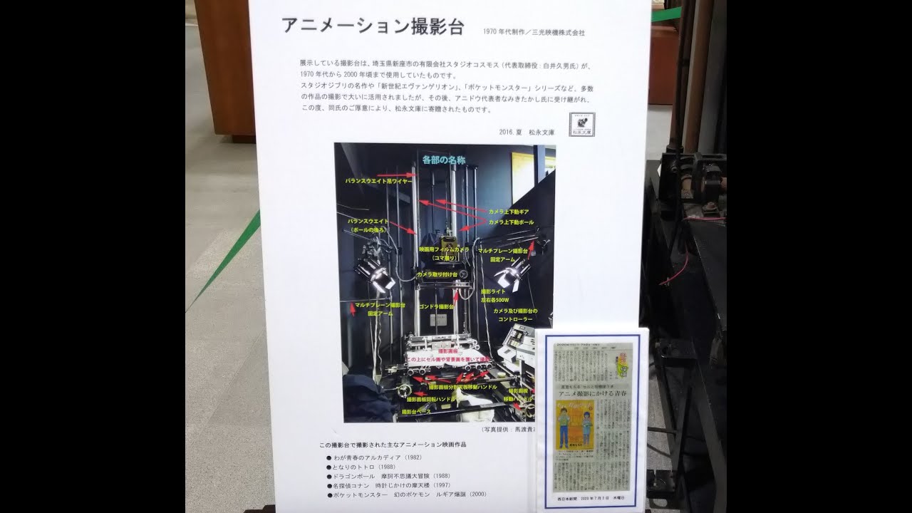 【アニメーション撮影台】アニメはここから生まれた【旧大連航路上屋】