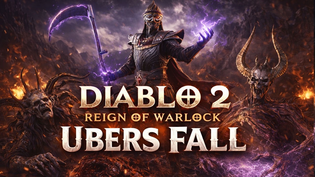 Full Set Warlock vs Uber Bosses 💀 Diablo 2