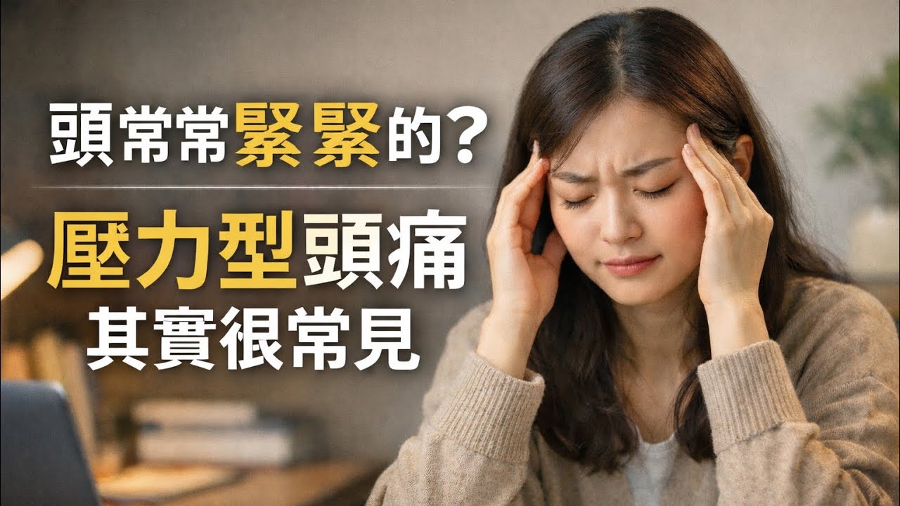 頭常常緊緊的？壓力型頭痛其實很常見｜慢養生活