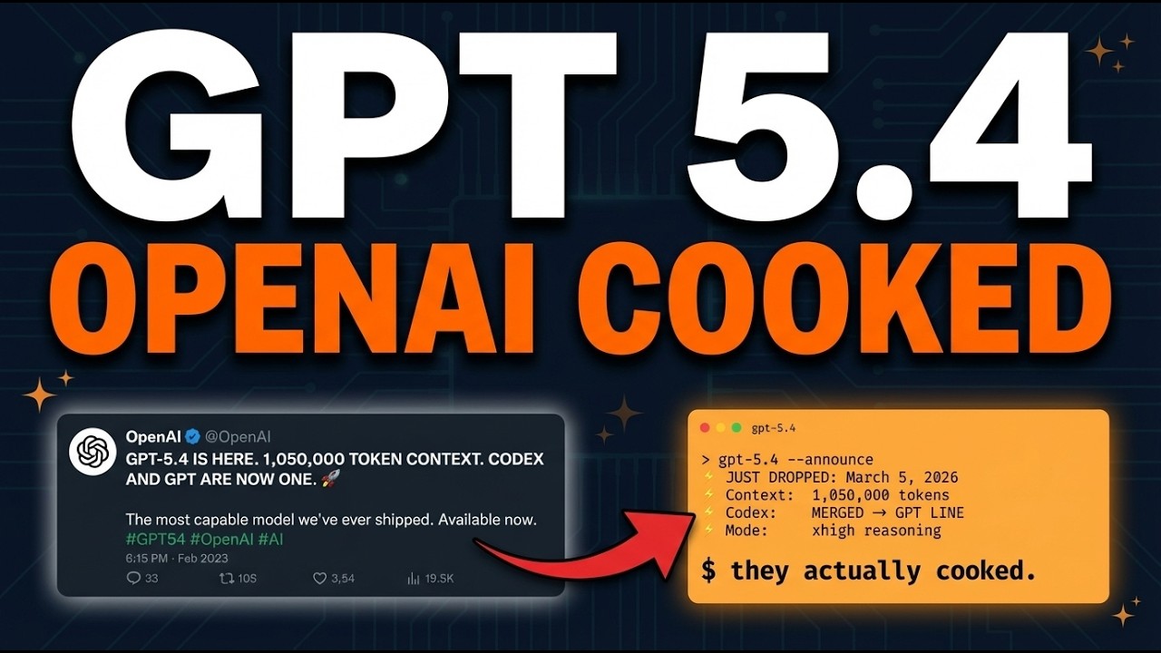 NEW GPT 5.4 + CODEX IS ABSOLUTELY INSANE (TRY THIS NOW)