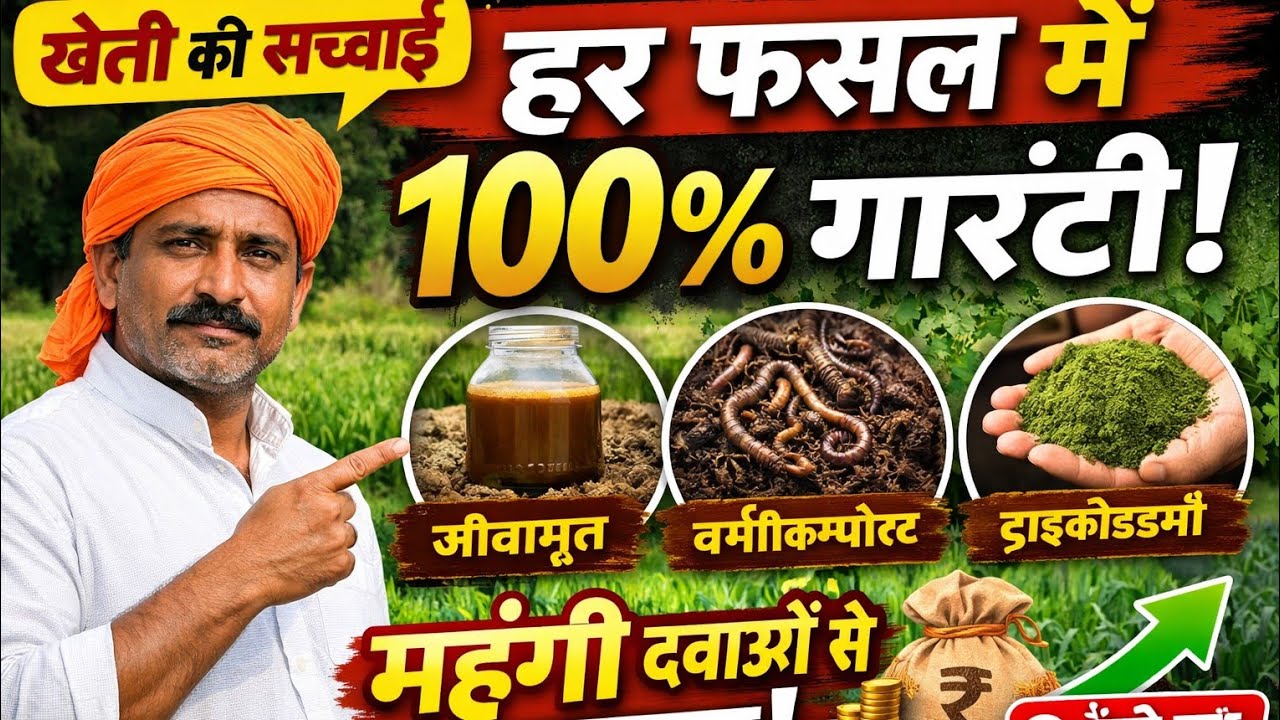 👉हर फसल में 100% काम करने वाली खाद | किसान की असली ताकत | Jeevamrut Vermicompost Formula