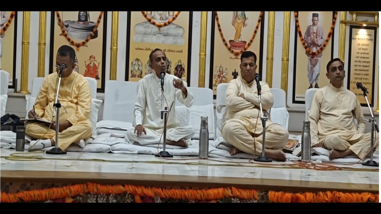 01-03-2026 Dada Bhagwan Aptaputras Satsang Experience After Dadai Agiyaras At Kevalampuri, Vadodara