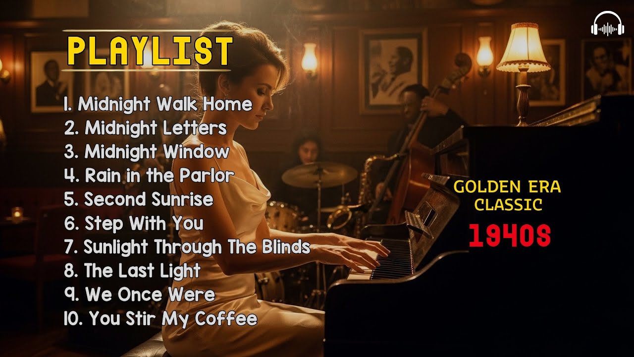 Late Evening Jazz Lounge Sounds with Smooth Swing Lines and a Calm Vintage City Atmosphere