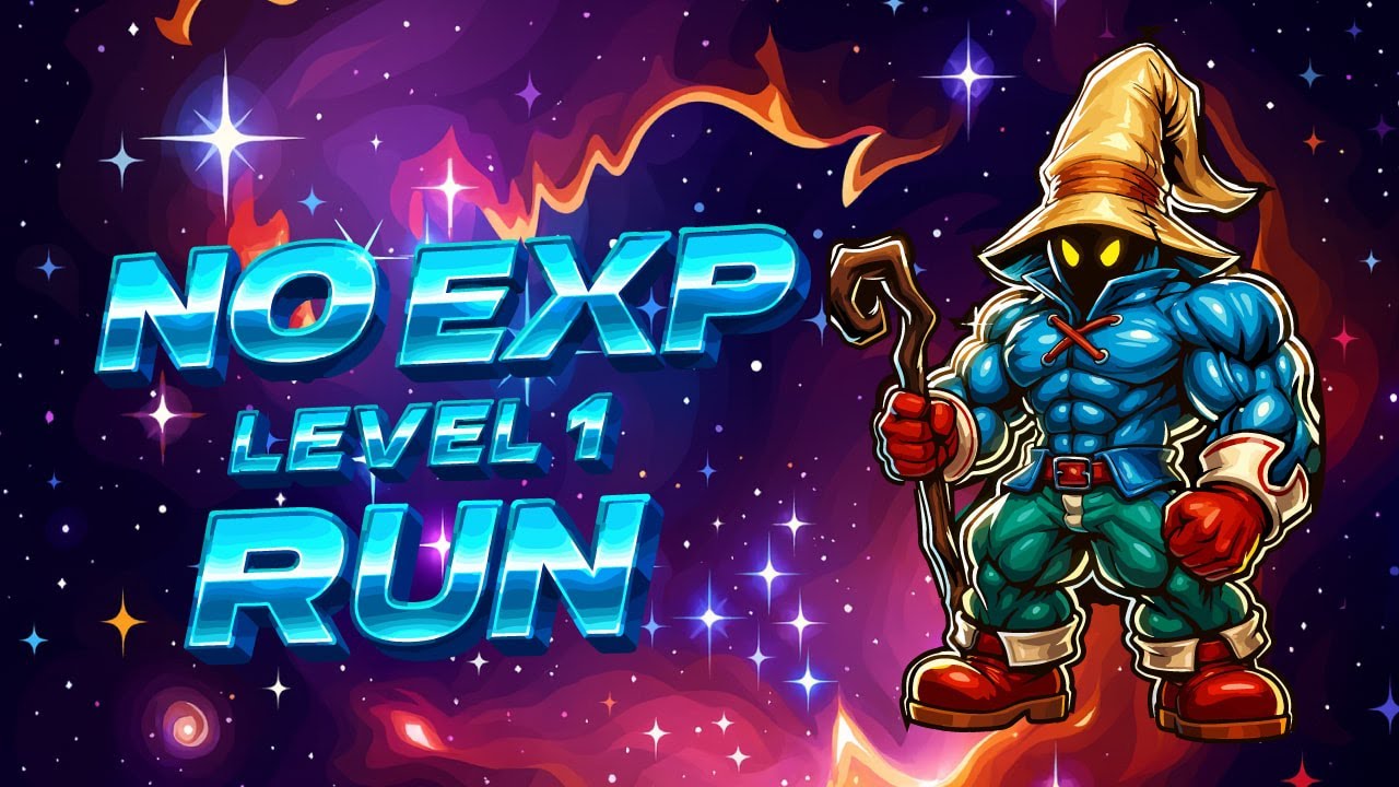 Final Fantasy 9 But I'm Level 1 (No EXP+ Mod)
