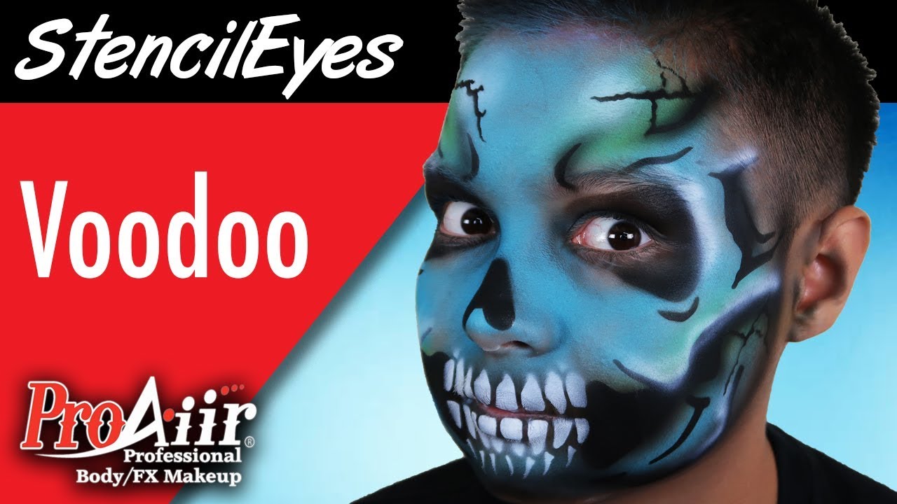 StencilEyes Voodoo Airbrush Face Painting