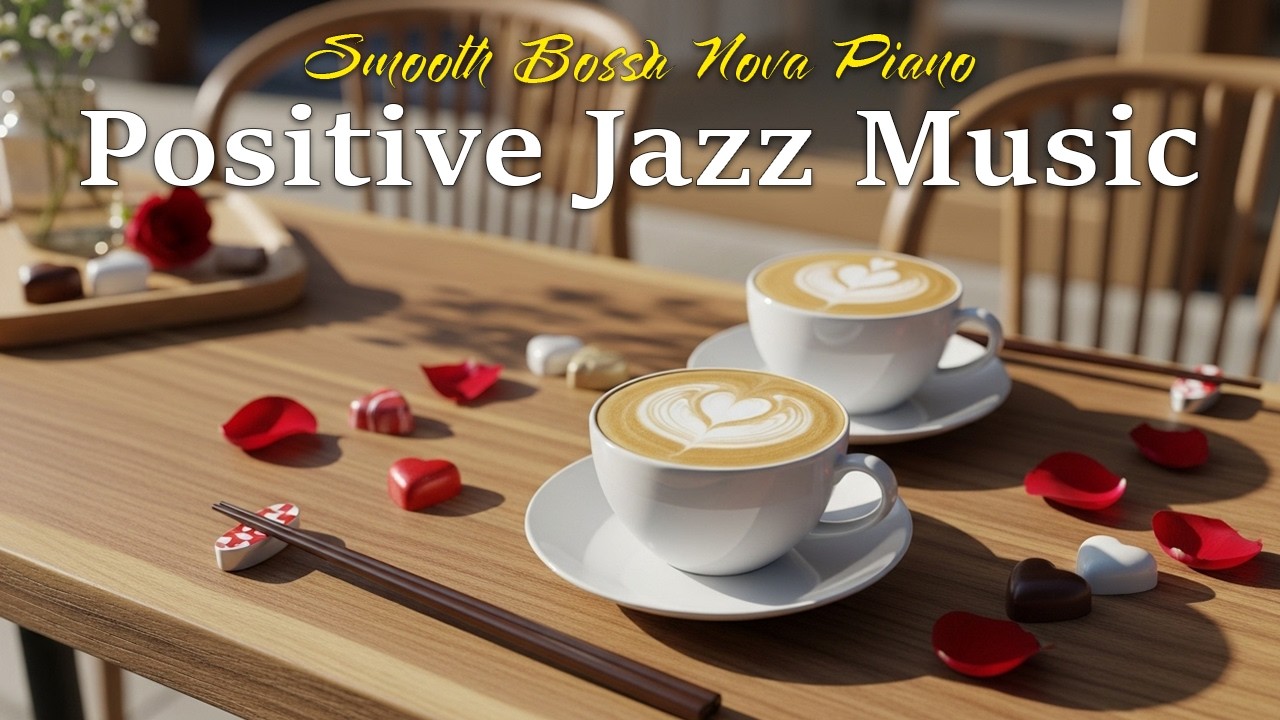 Positive February Jazz☕Soft Spring Jazz Coffee Instrumental Music & Bossa Nova Piano for Upbeat Mood