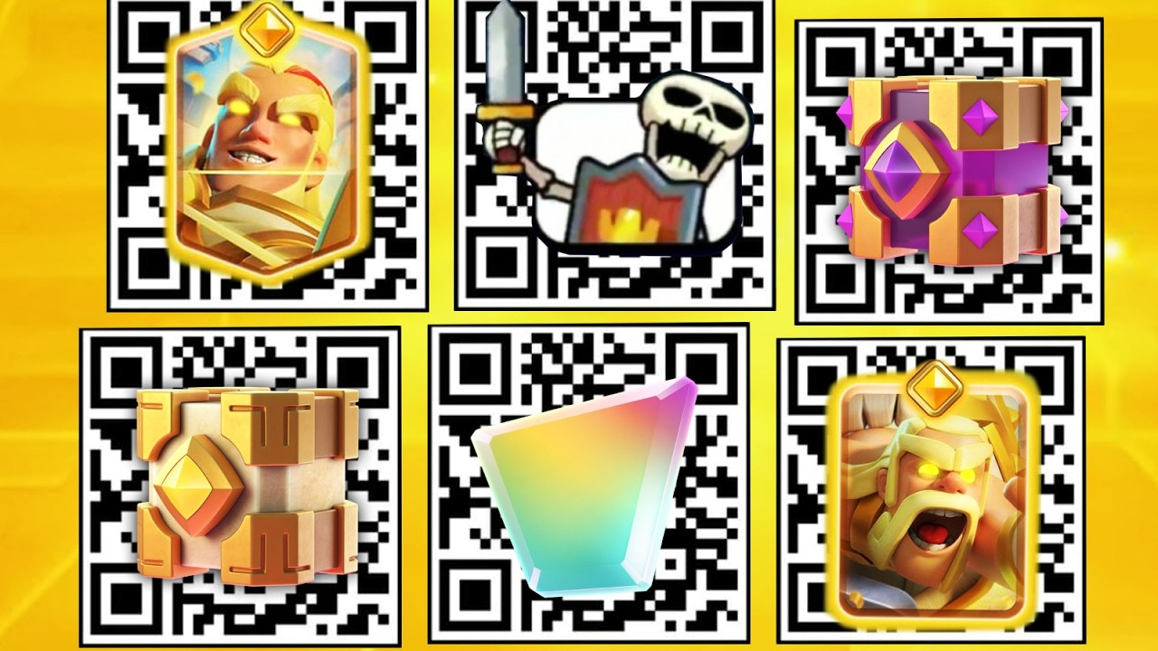 EVERY WORKING QR CODE UPDATED IN CLASH ROYALE!