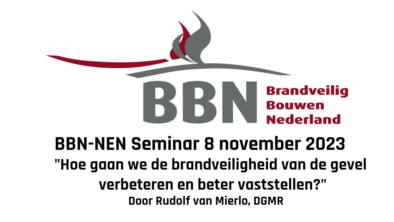 Hoe gaan we de brandveiligheid van de gevel verbeteren en beter vaststellen?