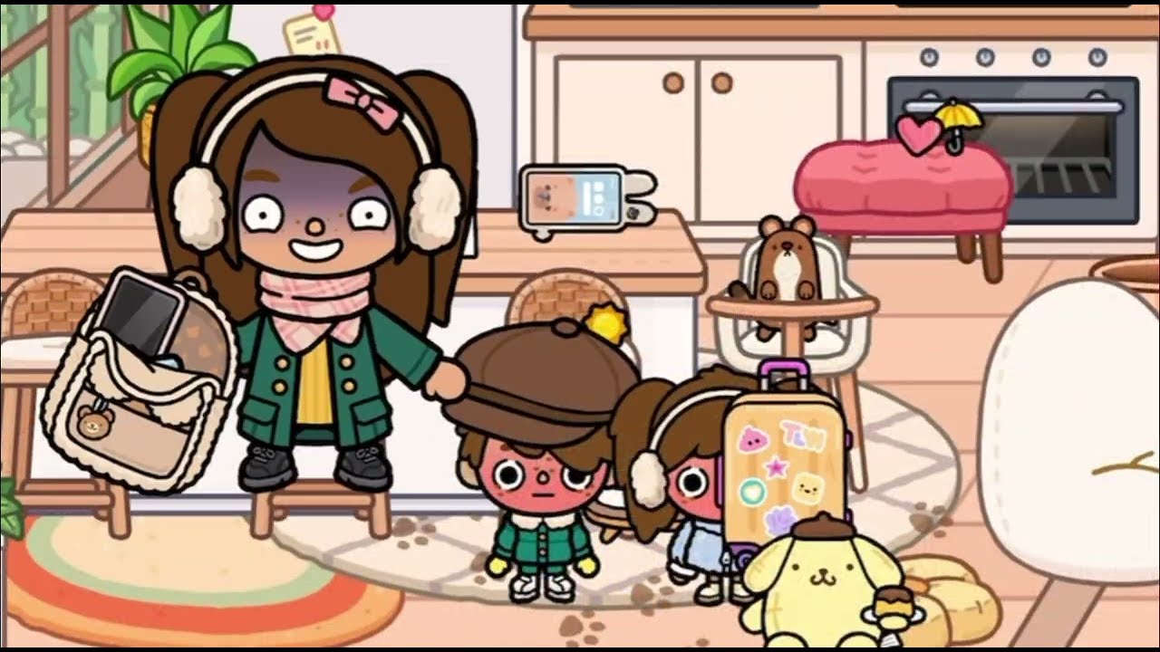 Family winter trip!! 🎄☃️ || *VOICED* || Toca Boca Roleplay 🪵🧣