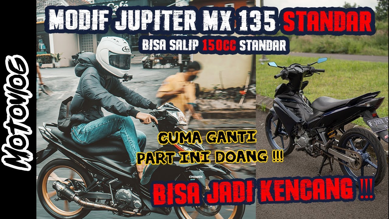 RAHASIA YAMAHA NEW JUPITER MX 135 CC STANDAR BISA SALIP 155 CC STANDAR !!!