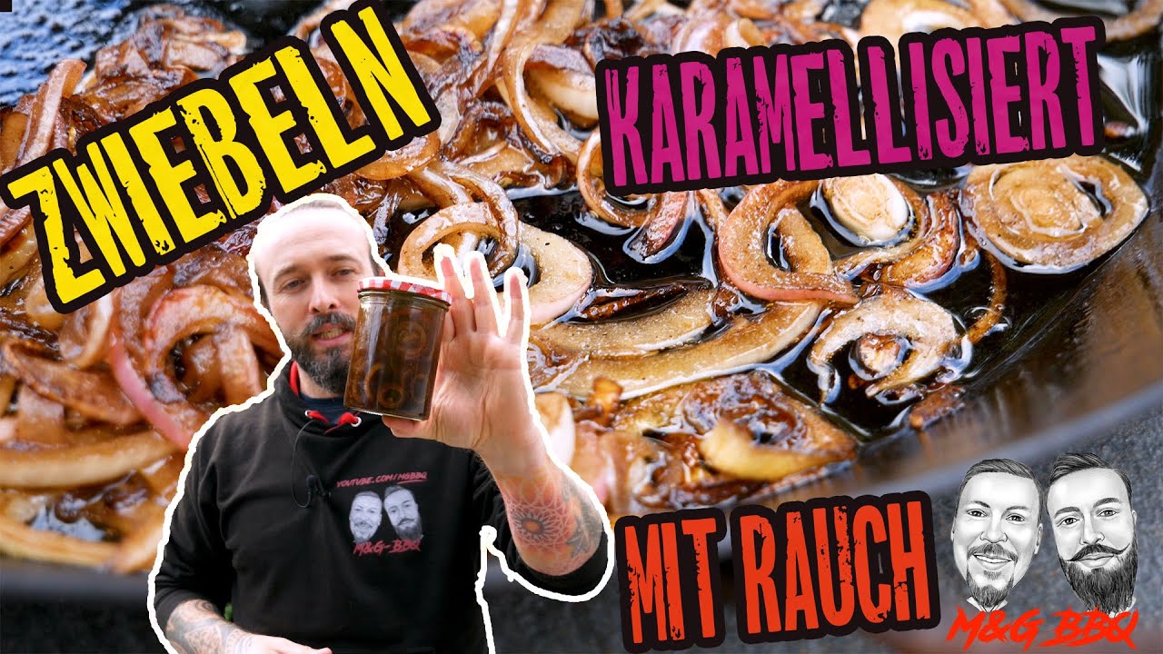 Gesmokte eingelegte Zwiebeln - So gehts! - Dieses Topping darf nicht fehlen - M&G-BBQ
