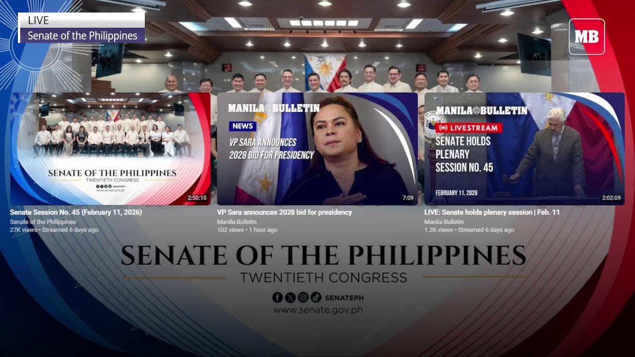 LIVE: Senate holds plenary session | Feb. 18