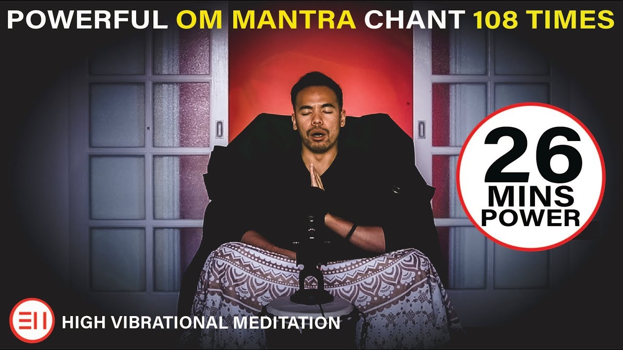 Eric Ho Chants Aum (Om) 108 times | Raise Your Vibrations with Om Mantra Meditation