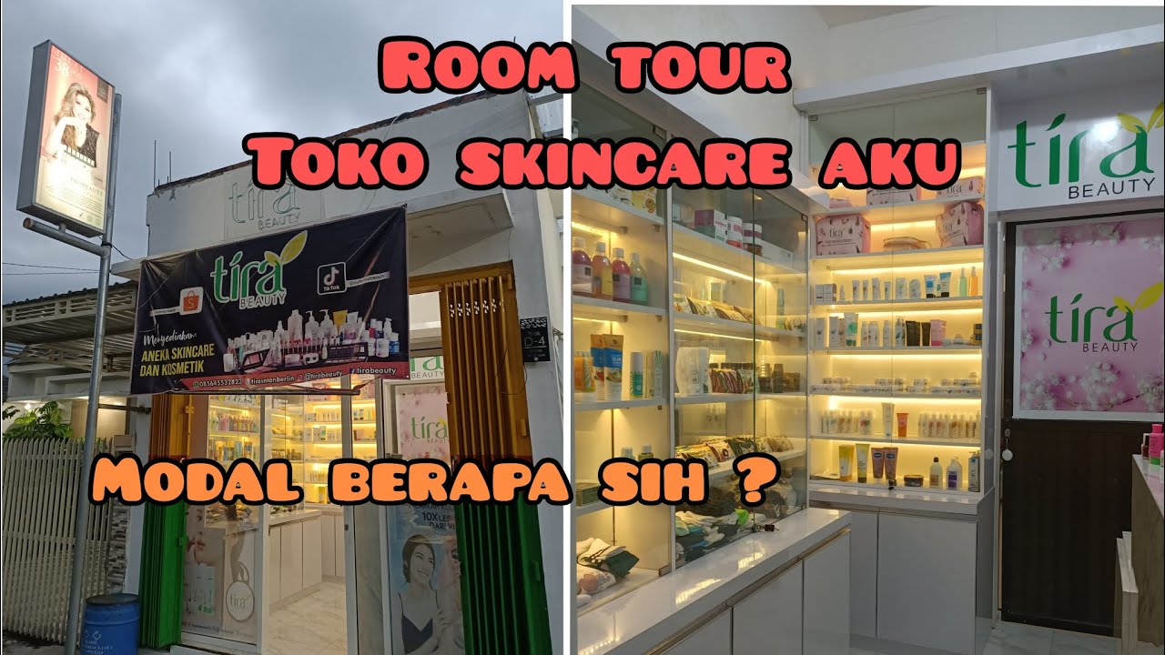 Room Tour Toko Aku,Modal Berapa Sih Usaha Toko Skincare Online? || Tira Intan Berlin