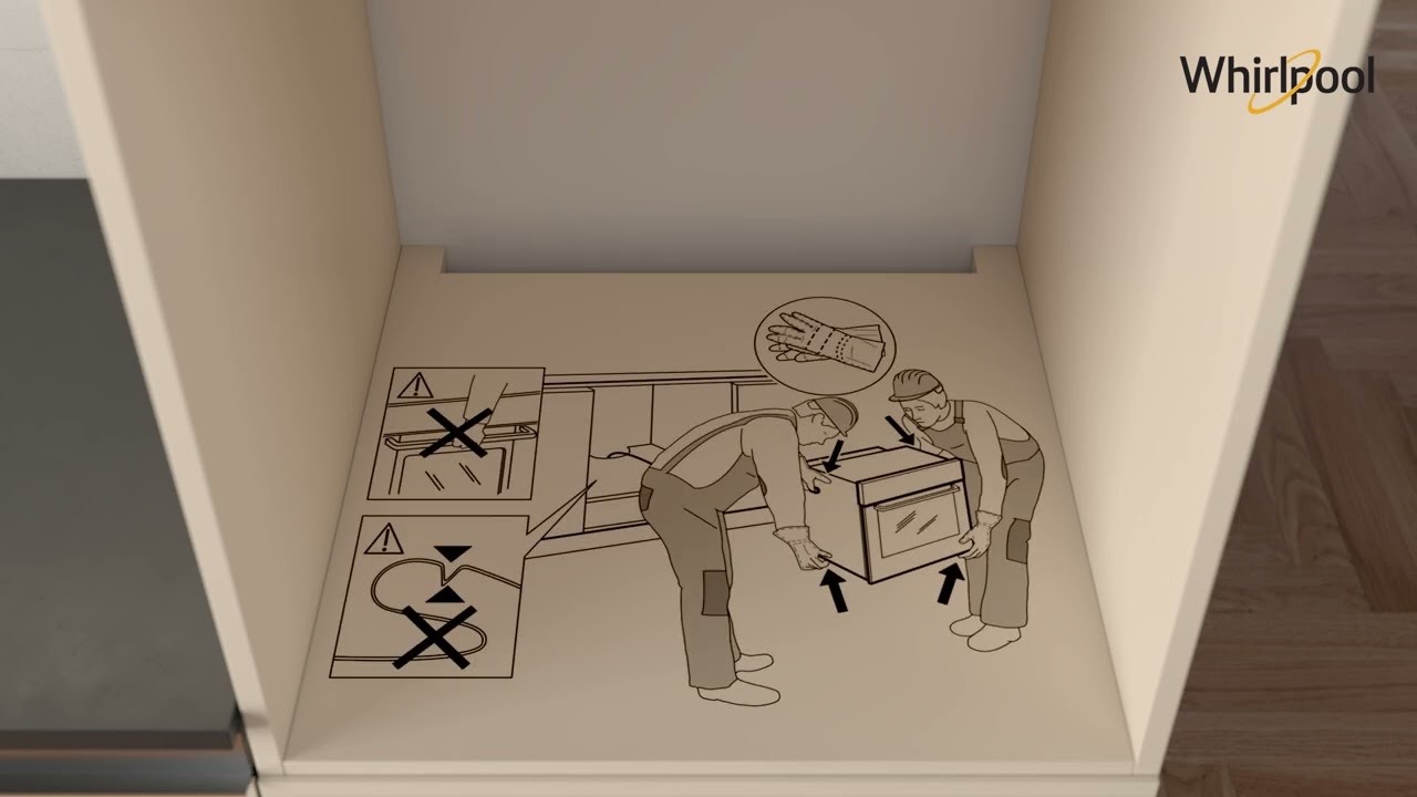 Kako montirati Whirlpool ugradnu pećnicu / How to install a Whirlpool built-in oven