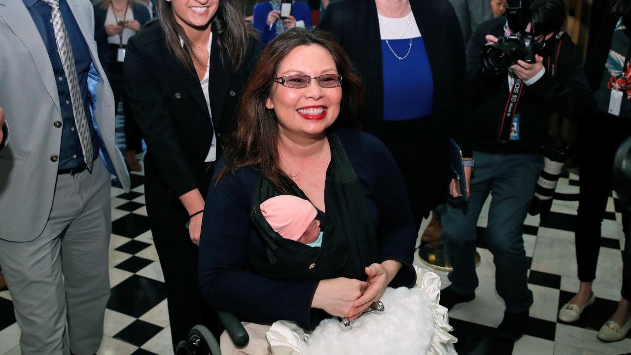 Sen. Tammy Duckworth makes history with first infant allowed on Senate floor