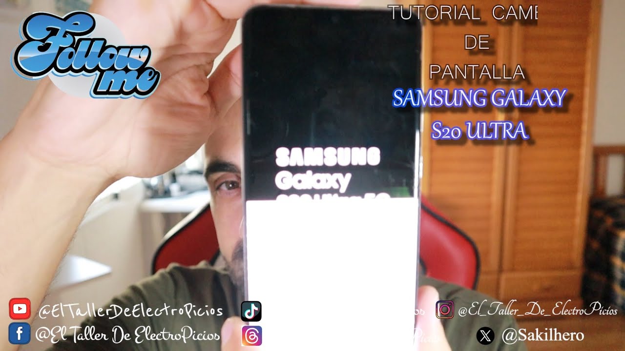 Tutorial cambio de pantalla Samsung Galaxy S20 Ultra