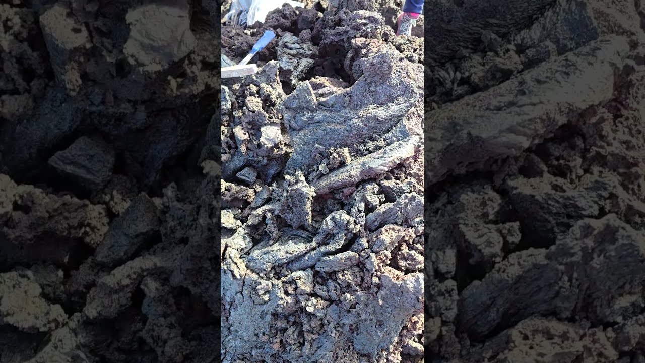 Lava outside the Blue Lagoon Barrier, SW Iceland 