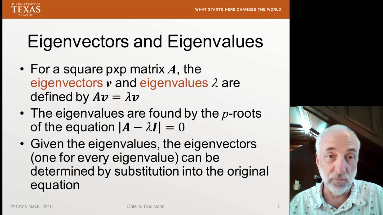 Lecture53 (Data2Decision) Principal Component Analysis