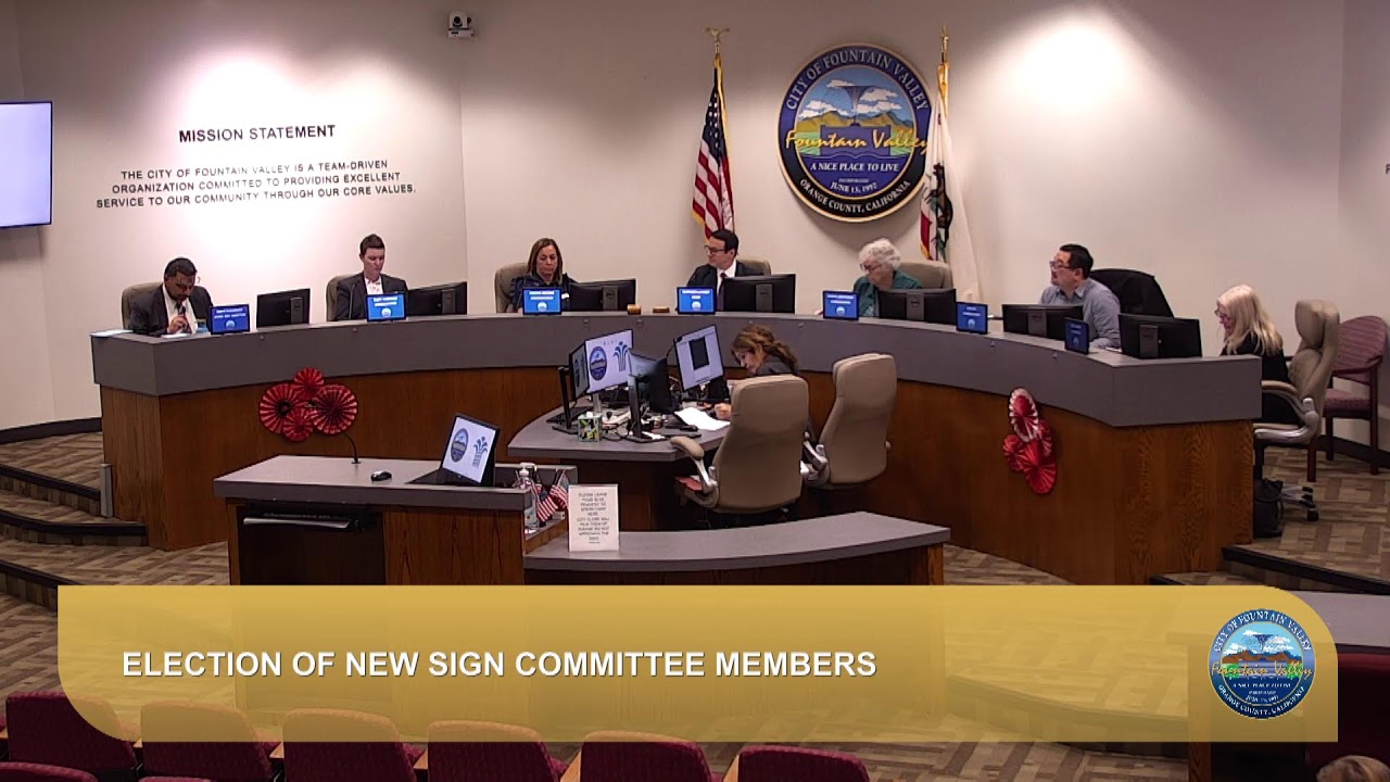 Fountain Valley Planning Commission Meeting 2-25-2026