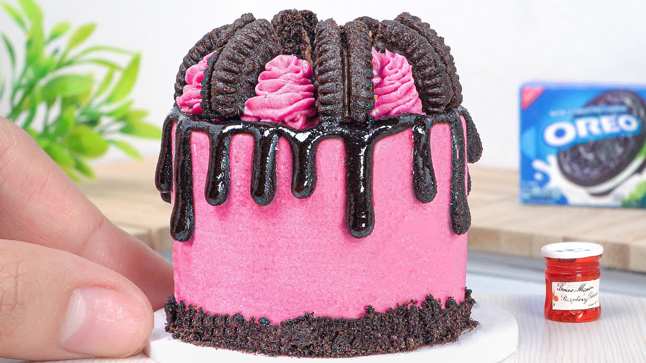 🎂 Amazing OREO 🍫 Miniature OREO Chocolate Cake Decorating | Best Tiny Chocolate Cake by Tiny Bakery
