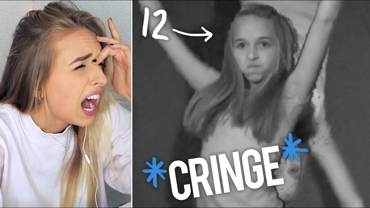 REACTING TO MY OLD MUSIC VIDEOS