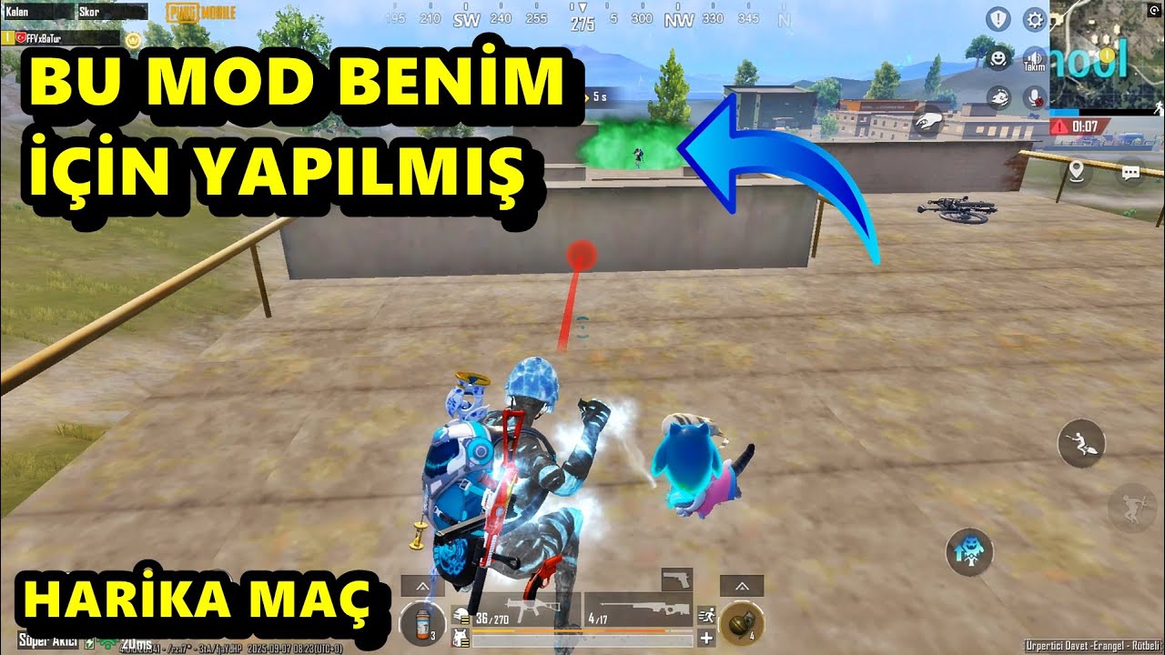 BU MOD BENİM İÇİN YAPILMIŞ ! HARİKA MAÇ BATUR GAME SOLO  SQUAD PUBG MOBİLE