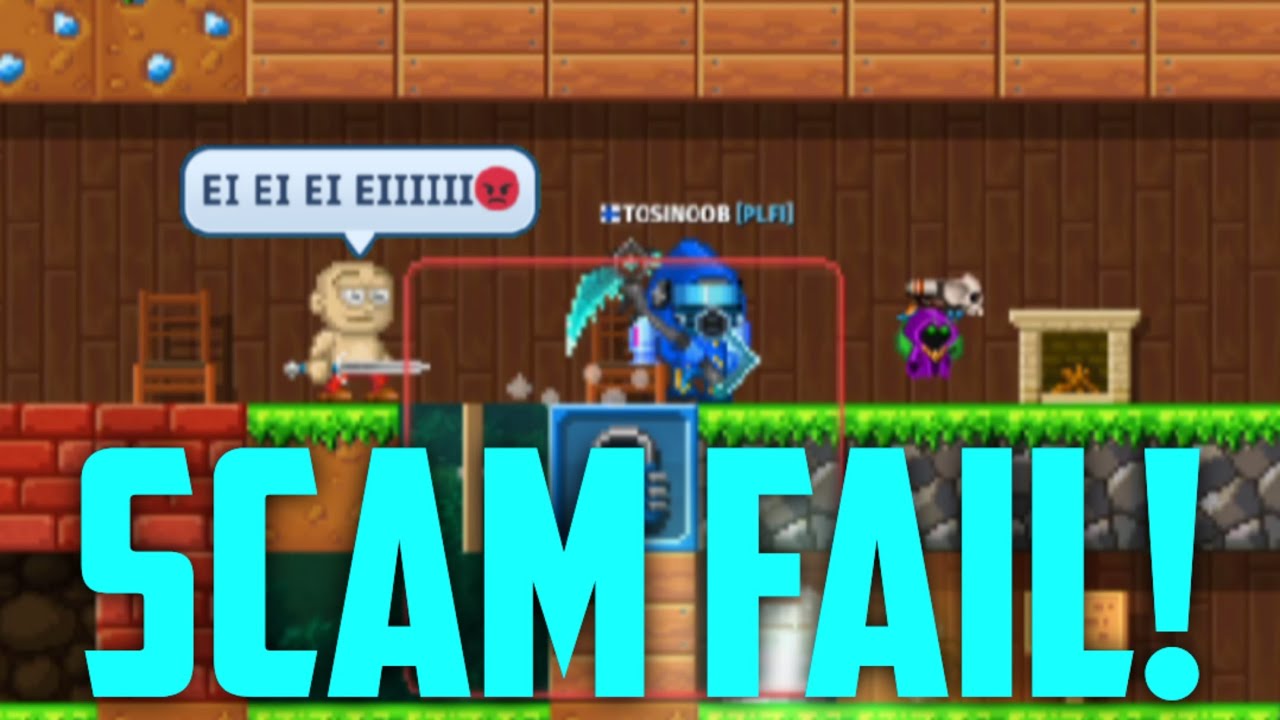 Sain Scam failattya jonnen Pixelworldsissä.😂