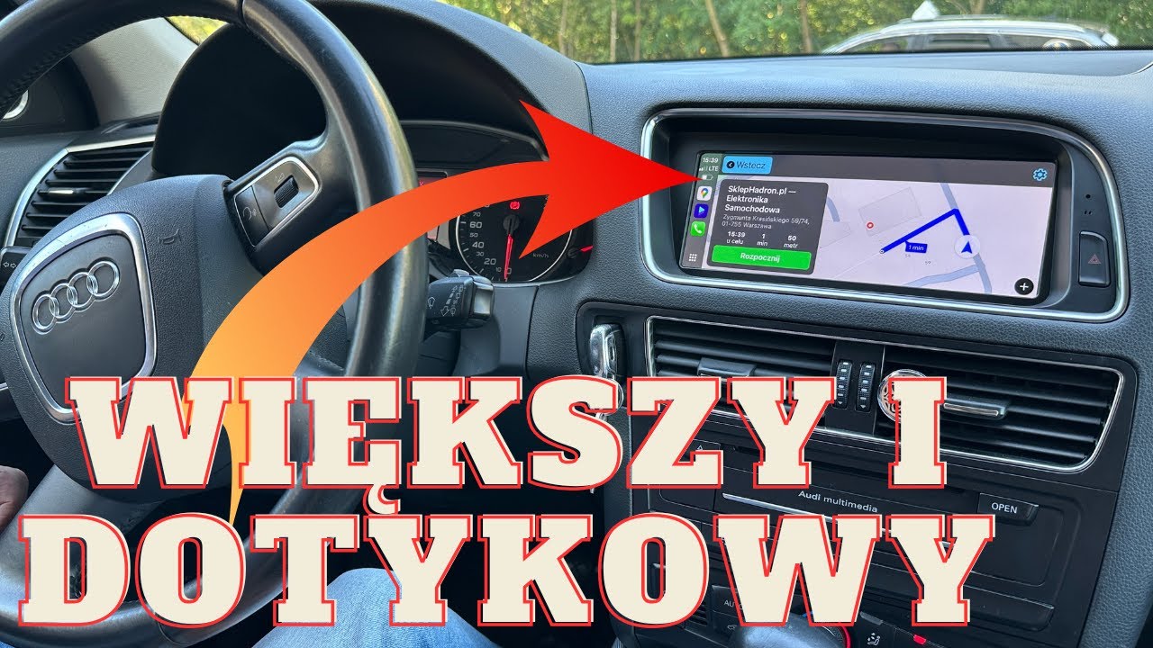 Ekran dotykowy do Audi (Audi Q5) z Android Auto i CarPlay