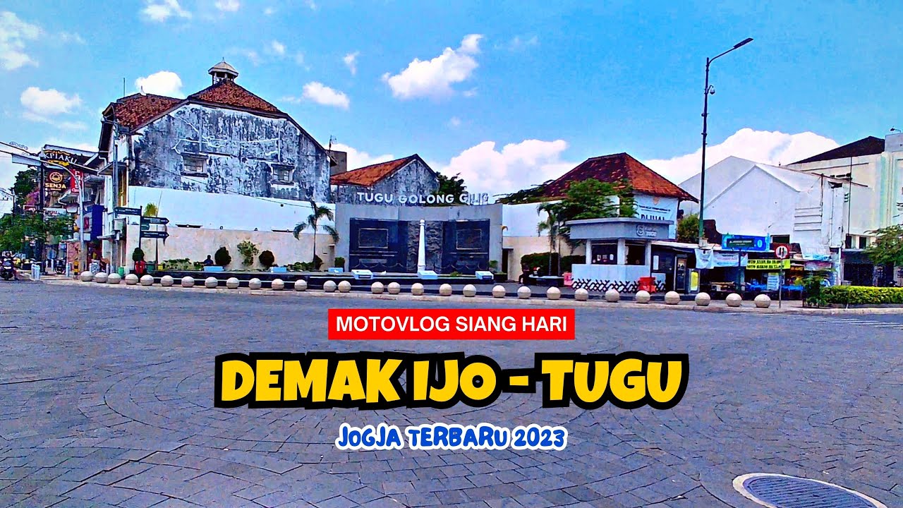 MOTOVLOG w biały dzień od Demak Ijo do Tugu Jogja, najnowszy 2023