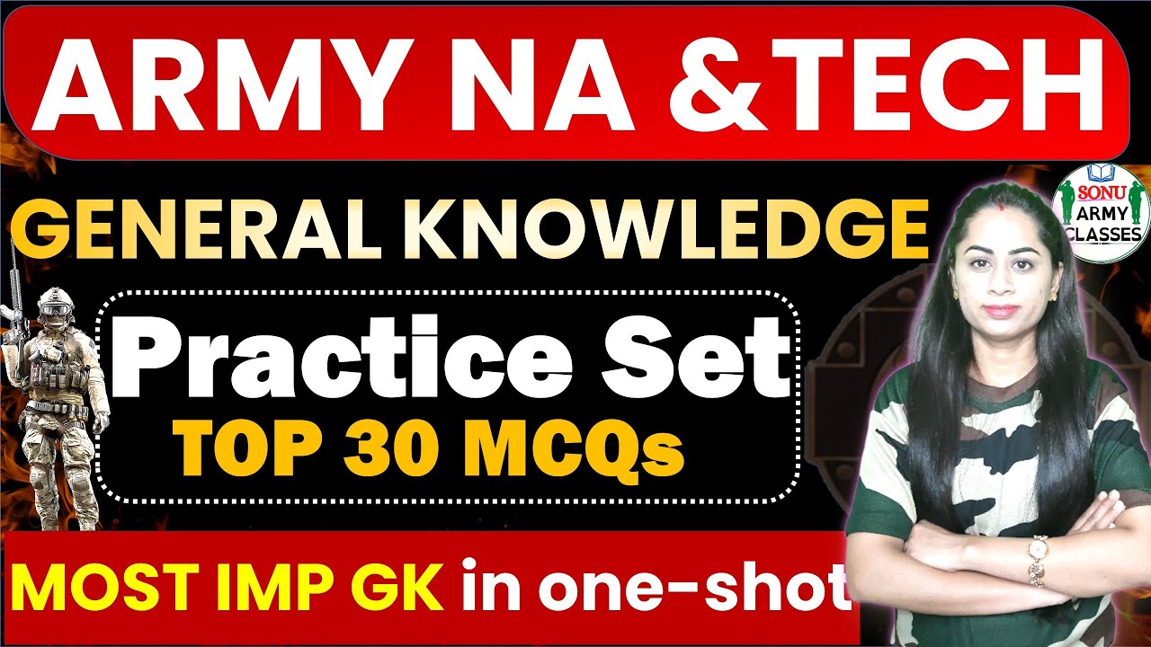 🎯Indian Army TOP 30 GK 2024 | Army GK Class 2024 | आर्मी नर्सिंग असिस्टेंट & टेक्निकल GK क्लास 🔥