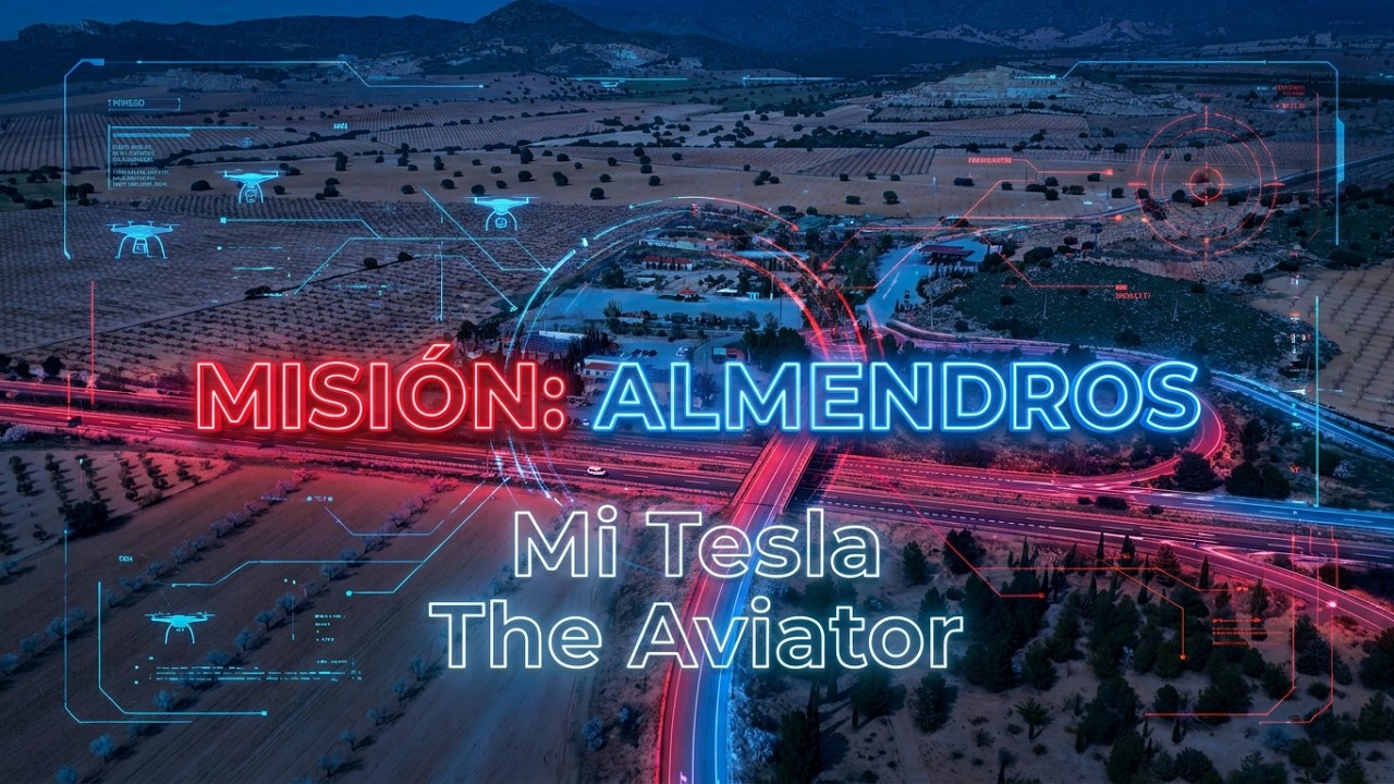 Vista aérea de los Almendros en Chirivel, Los Vélez - Almería, Andalucía - 4K HDR