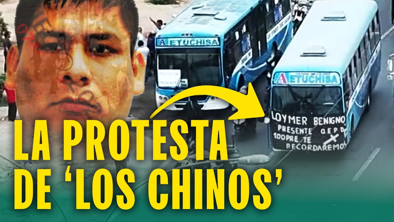 Protestan por colega asesinado: Buses de 'El Chino' cerraron vías de Panamericana Norte durante paro