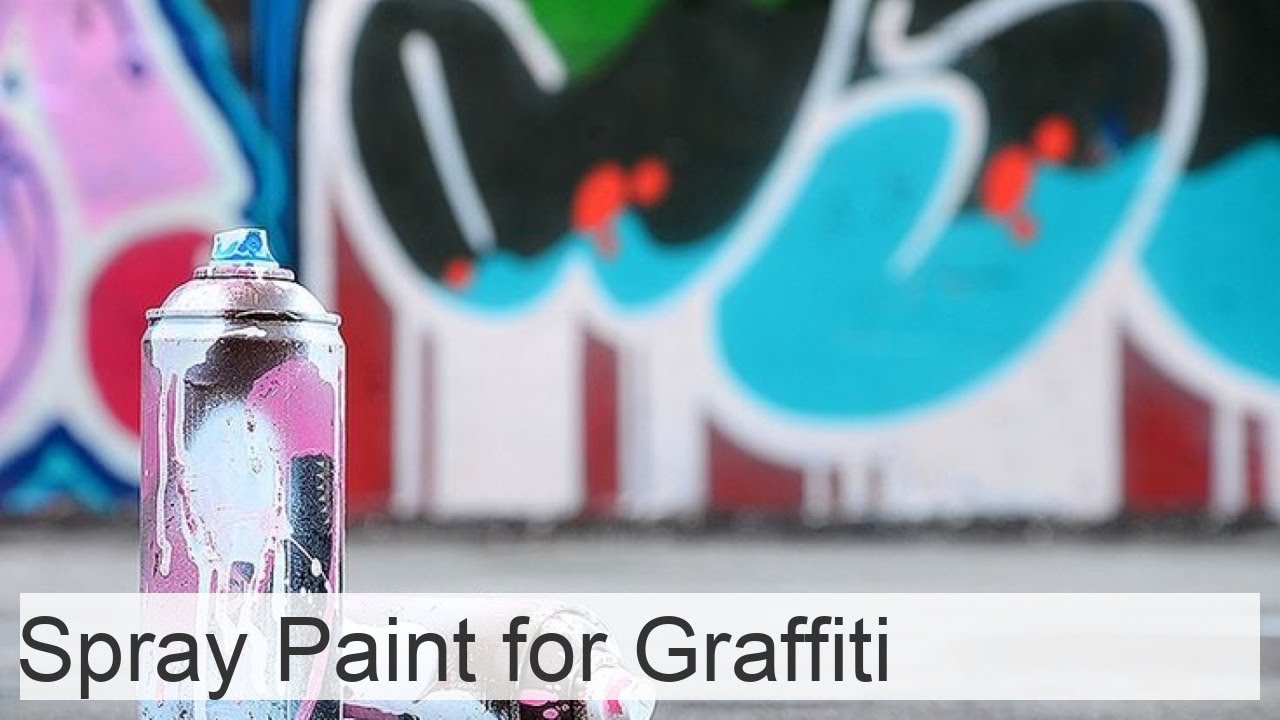 Graffiti paint in cans - types and application technique