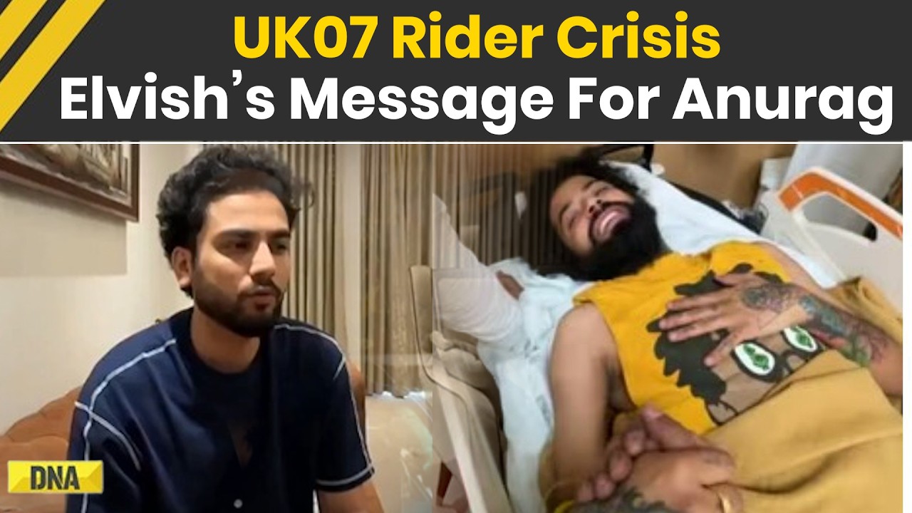 UK07 Rider Accident: Elvish Yadav's Emotional Message For Anurag Dobhal |ICU Video Viral After Crash