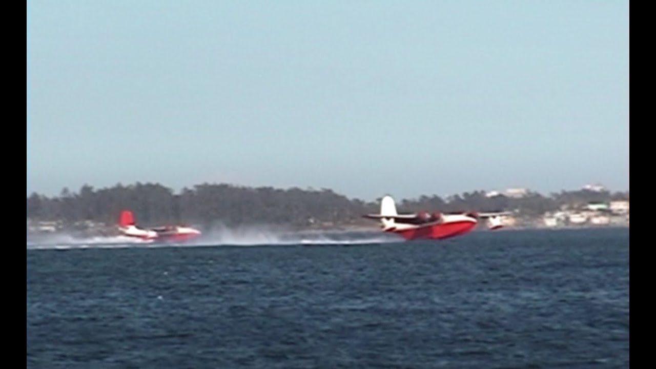 Hawaii and Philippine Martin Mars Water Bombers at Esquimalt Harbour