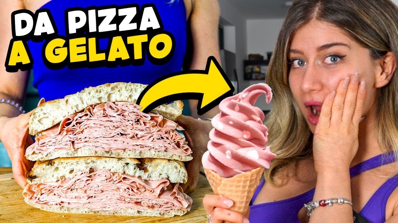 TRASFORMO LA PIZZA CON LA MORTADELLA IN UN GELATO