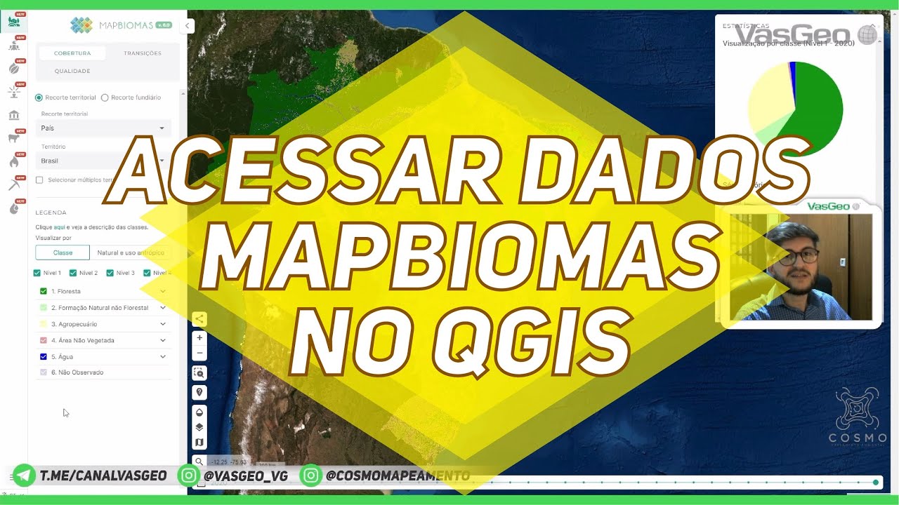 Acessando Dados do MapBiomas Diretamente pelo QGIS | Tutorial
